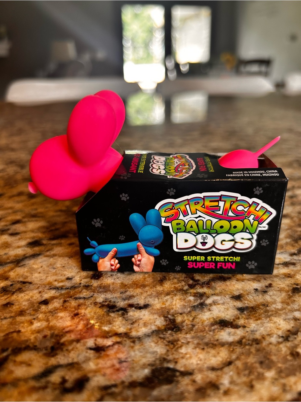 Stretch Balloon Dog. Sand filled. New